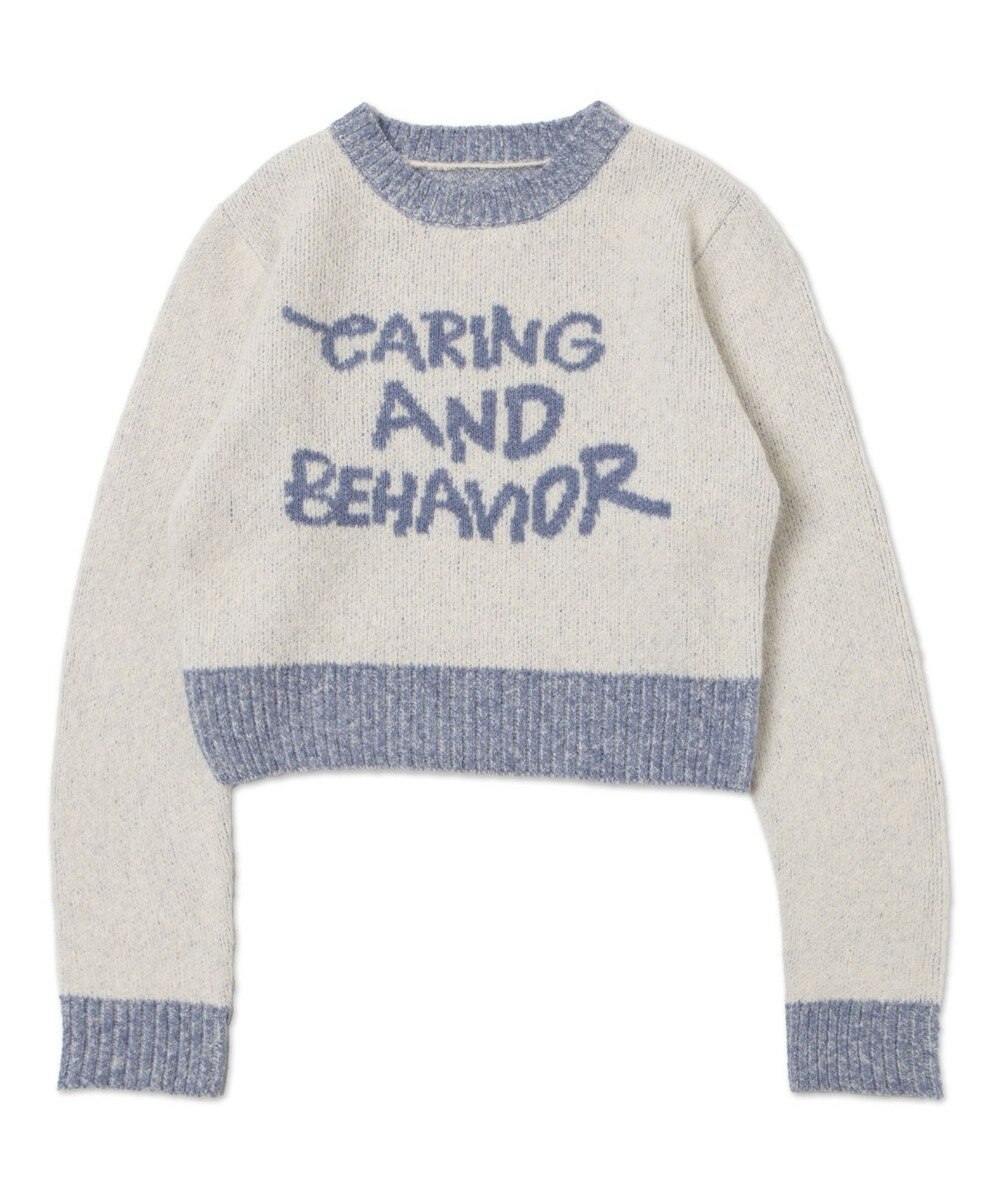 WEGO フラッフィーグラフィックちびニット 