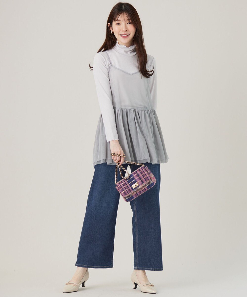 ANY SIS 【洗える】シアーリブ インナー 