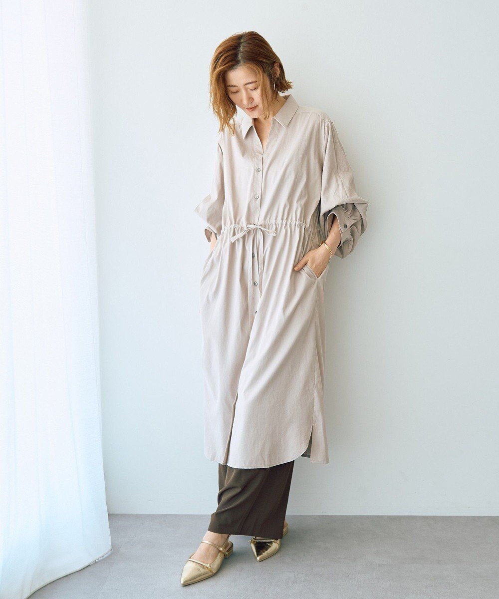 YECCA VECCA 【UVカット】2way袖バルーンワンピース 