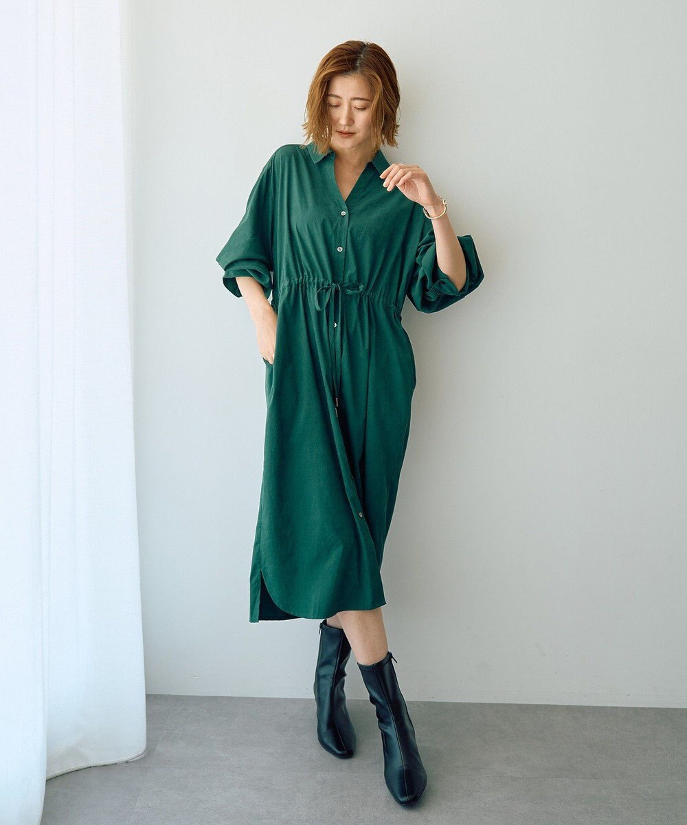 YECCA VECCA 【UVカット】2way袖バルーンワンピース 