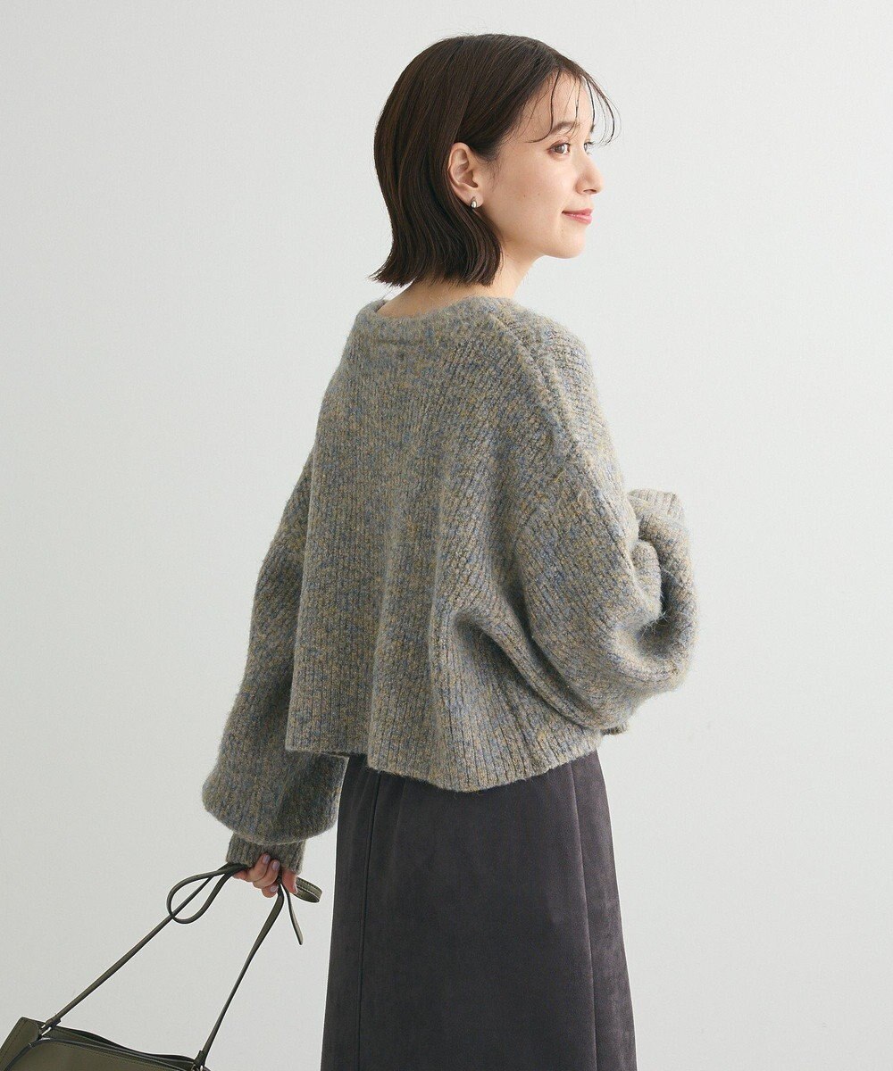 Green Parks ・ＥＬＥＮＣＡＲＥ　ＤＵＥ　ミックスシャギーニット 