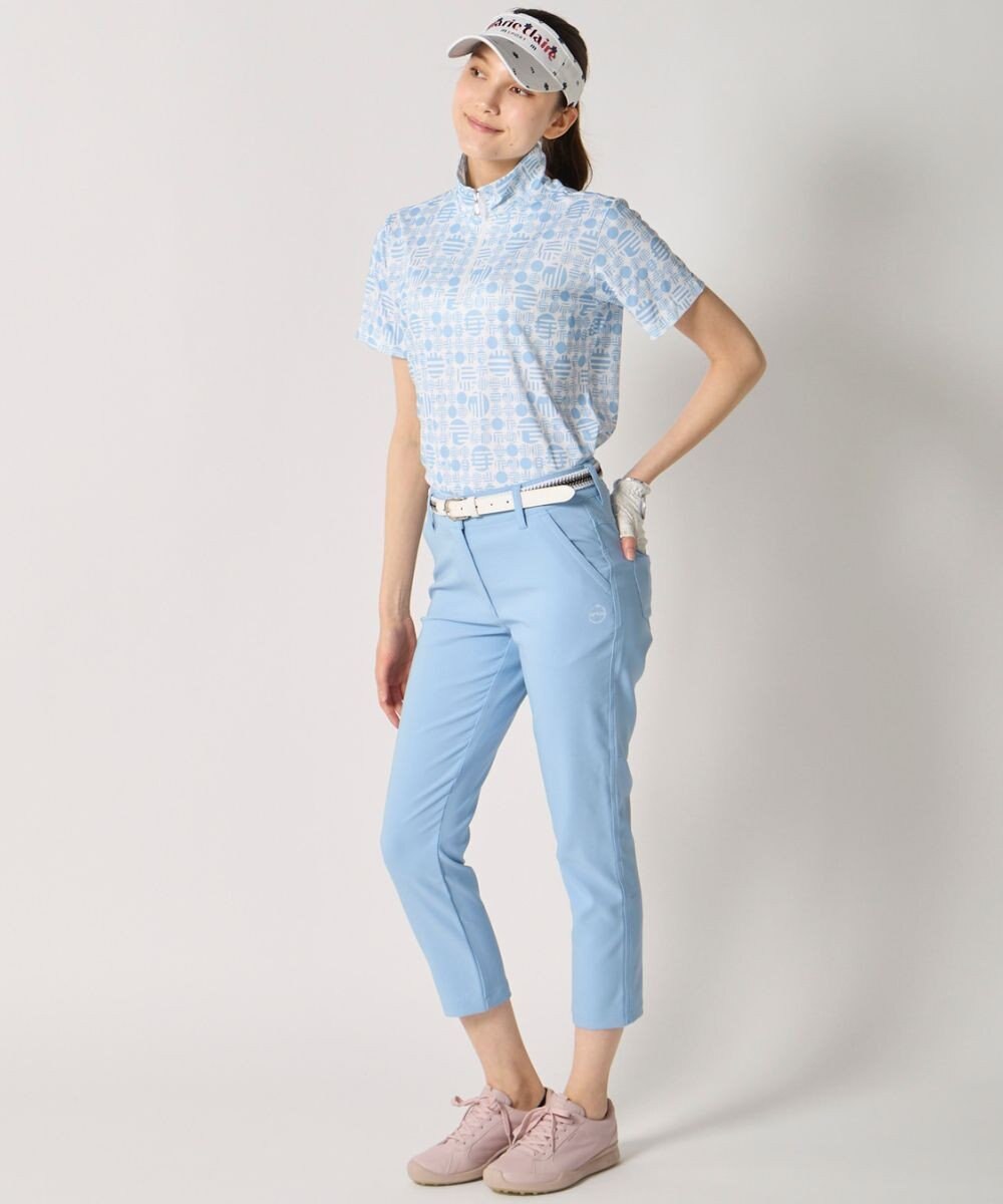 FILA GOLF／marie claire 【Marie claire sports】ハーフジップ半袖シャツ 