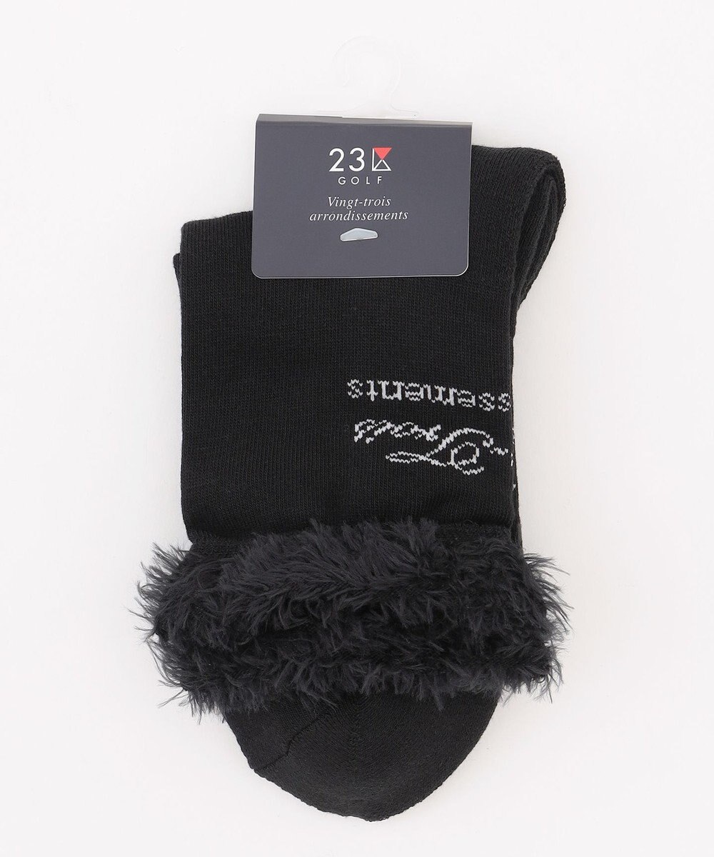 23区GOLF 【WOMEN】ふわもこボアニットソックス 18cm 