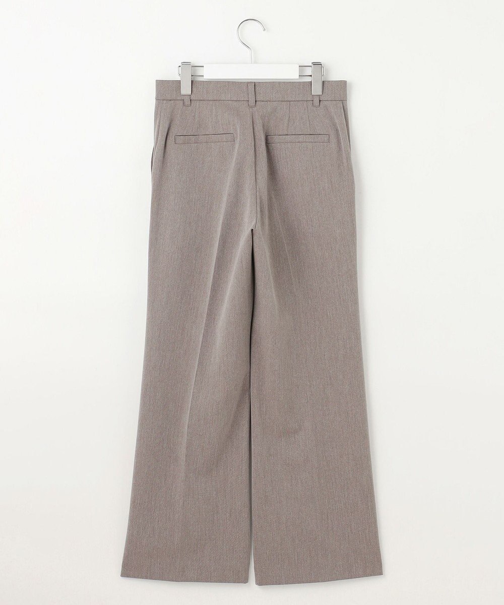 自由区 【WEB限定カラーあり・撥水加工・洗える】TRギャバストレート パンツ 