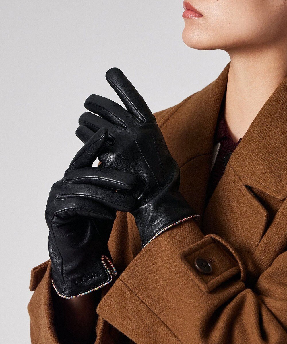 Paul Smith シグネチャーストライプ パイピング グローブ 