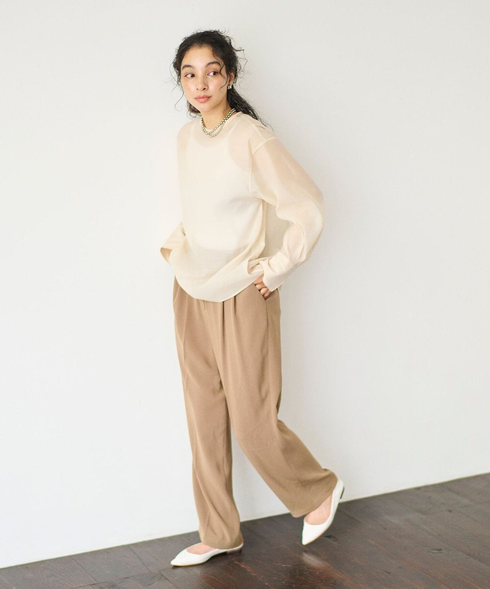 #Newans シアープルオーバーシャツ 