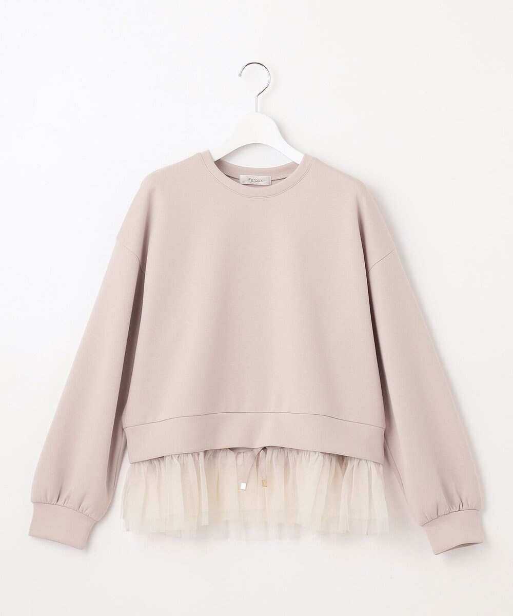Feroux チュールコンビダンボール プルオーバー 