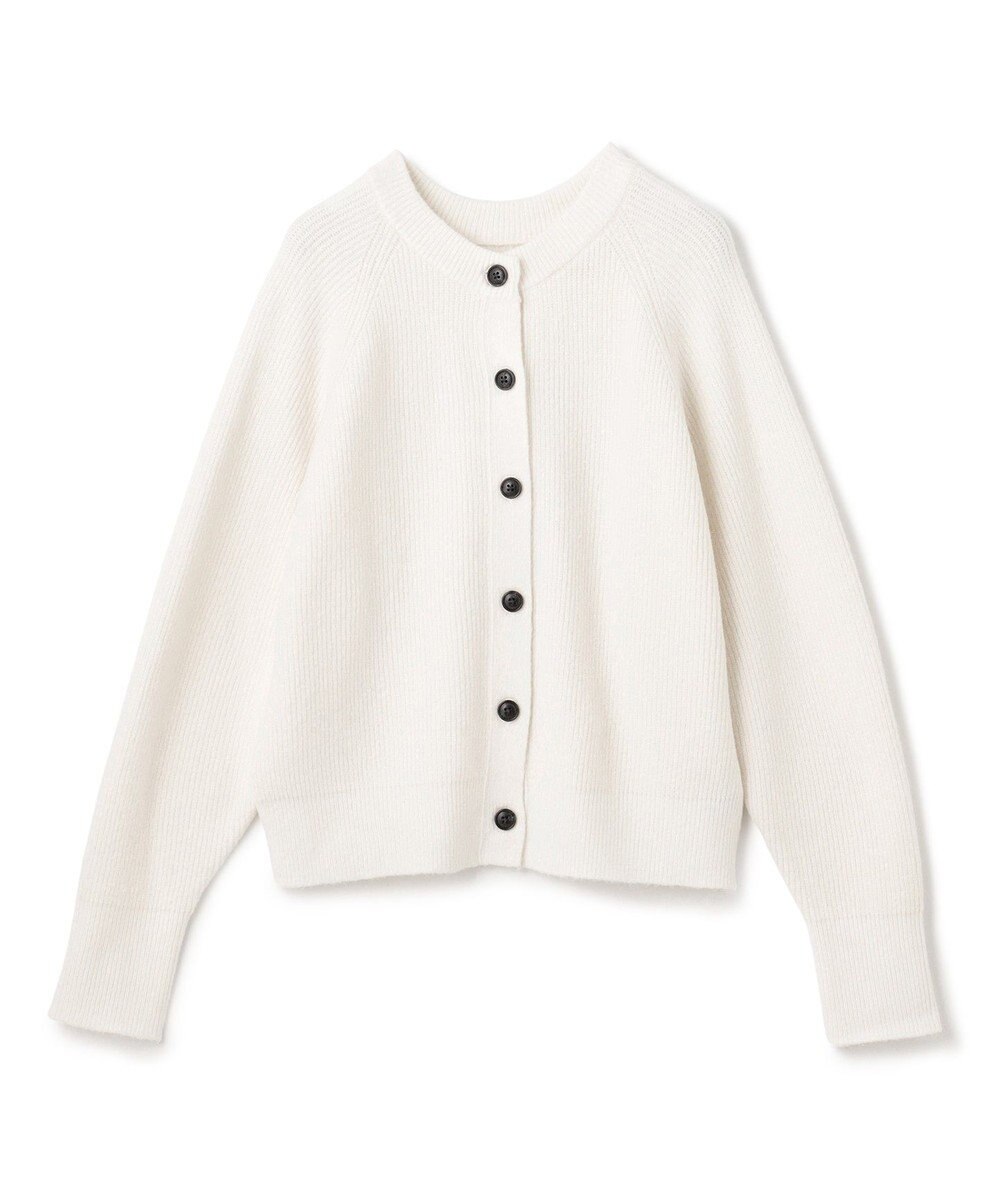 UNFILO 【洗える】ふわふわニット 2WAYクルーカーディガン 