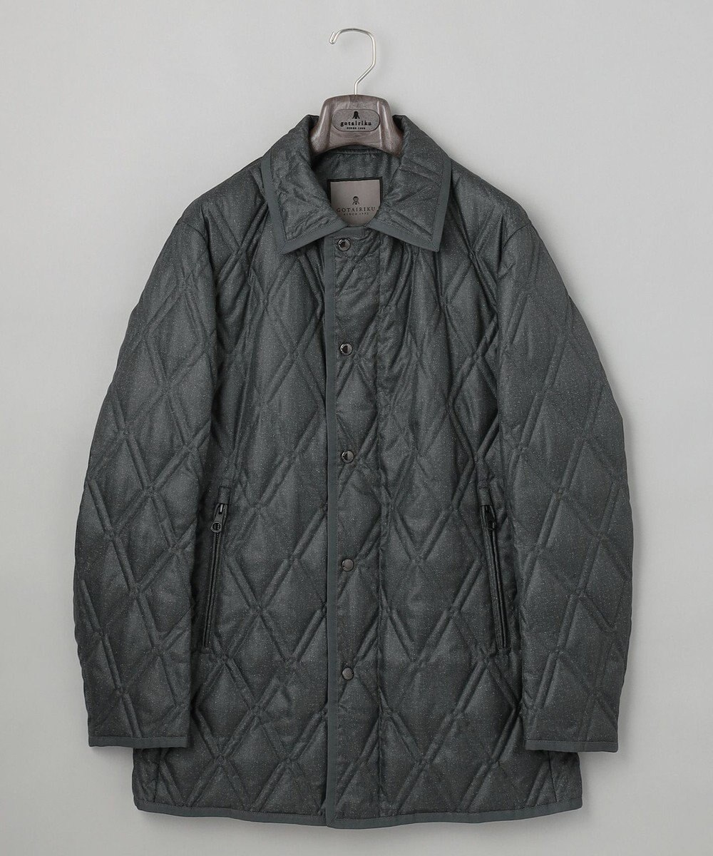 GOTAIRIKU 【仕事で着用可】ブライトシャンブレー キルティング ドレスダウン 