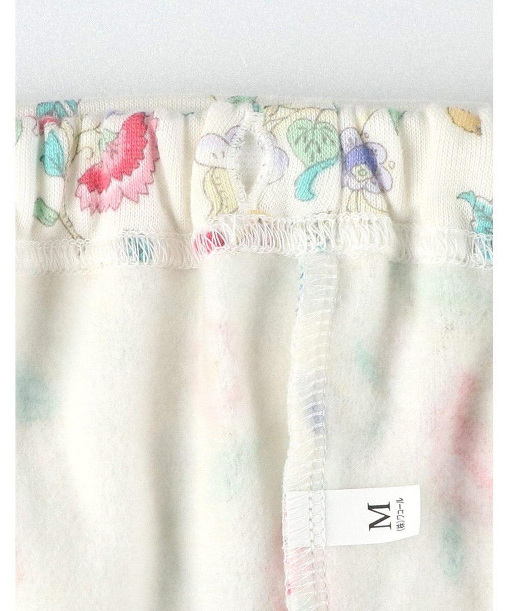 WACOAL パジャマ 長袖 長ズボン 綿混(本体) あったか ミントン 3Lまで対応 大きいサイズ レディース NDW428 /ワコール 