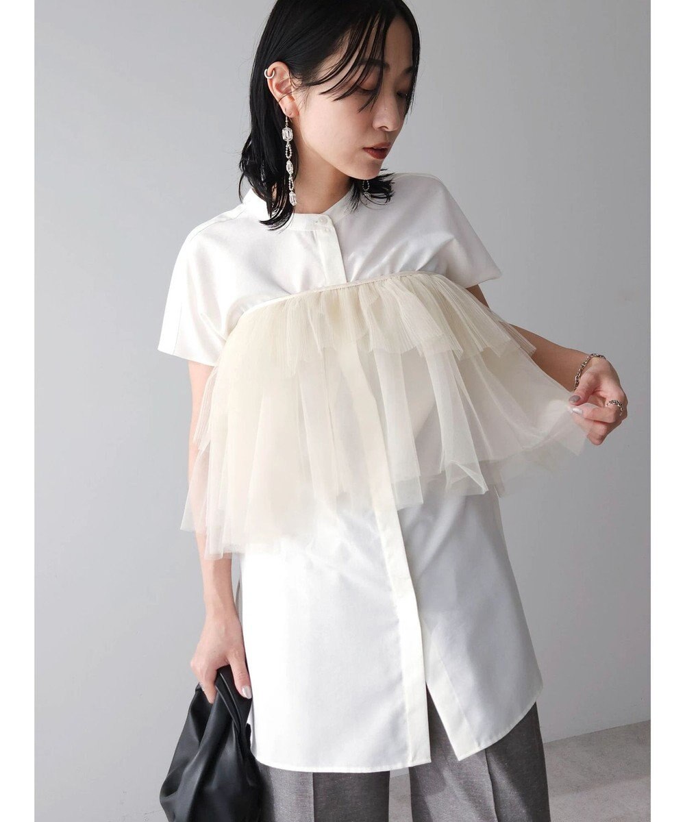 Green Parks マルチｗａｙチュールプリーツベルト 