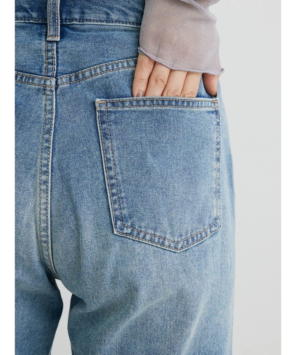 Green Parks ストレートデニムパンツ 