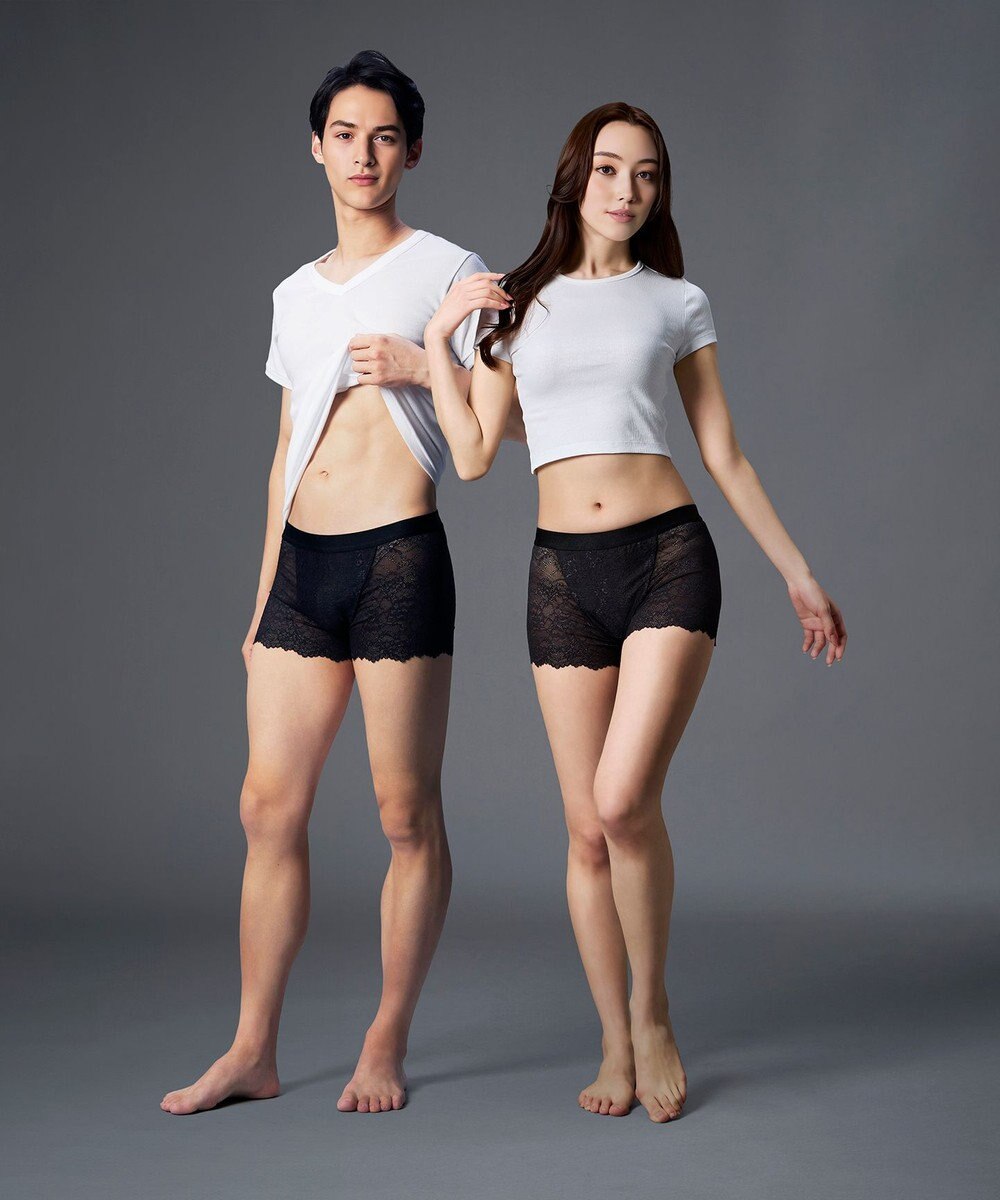 WACOAL MEN WACOAL MEN 【レースボクサー】 ボクサーパンツ ユニセックス 通気性 スカラ始末(裾部分) マチ部分の肌側は綿素材 レディース メンズ WT8822 /ワコールメン 