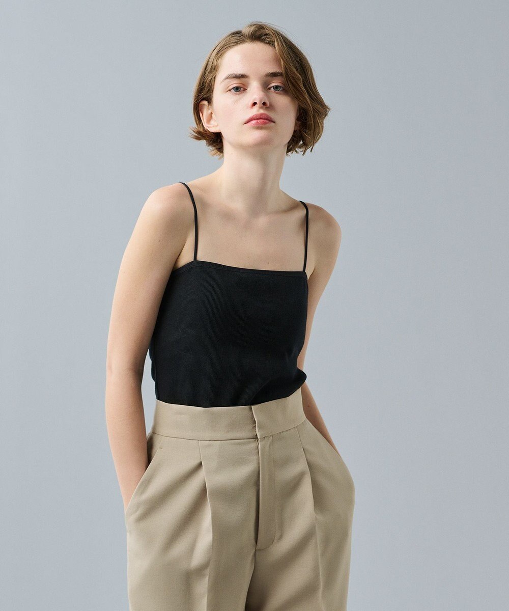 uncrave リブ キャミソール(カップ付き) 