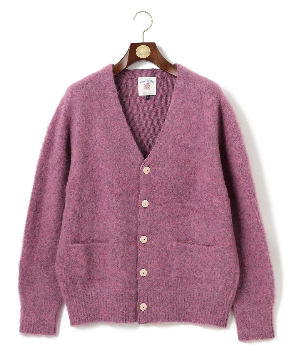 J.PRESS MEN 【J.PRESS ORIGINALS】SHETLAND WOOL SHAGGY SADLE CARDIGAN 