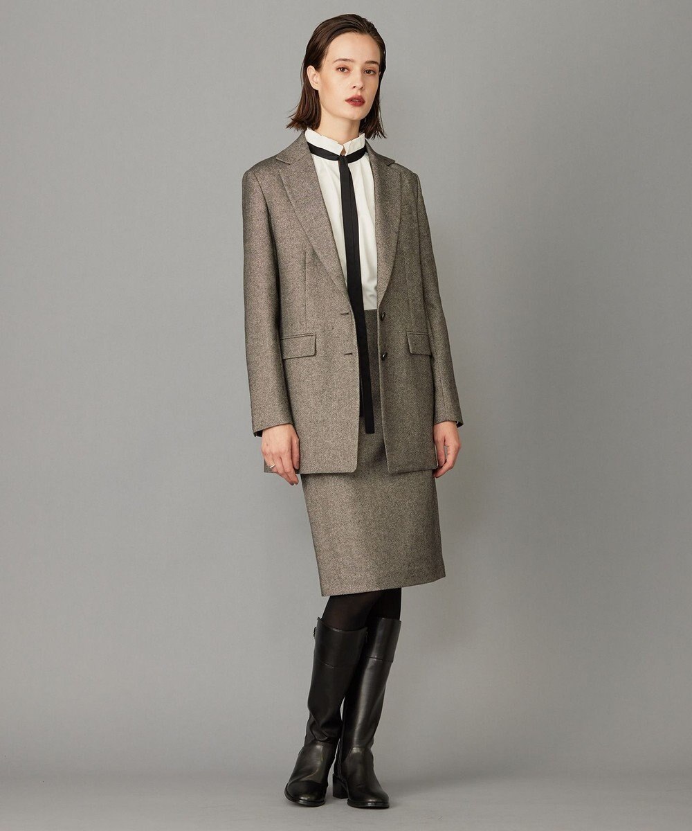 ICB 【洗える】マラボーテジョーゼット デザインカットソー 