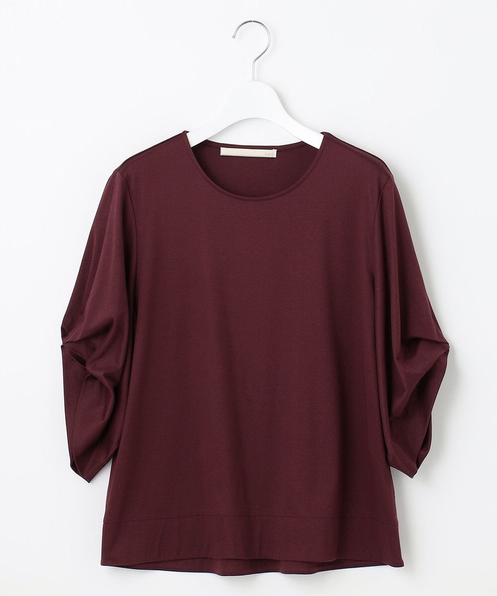 自由区 ナノシアースムース 袖デザイン カットソー 