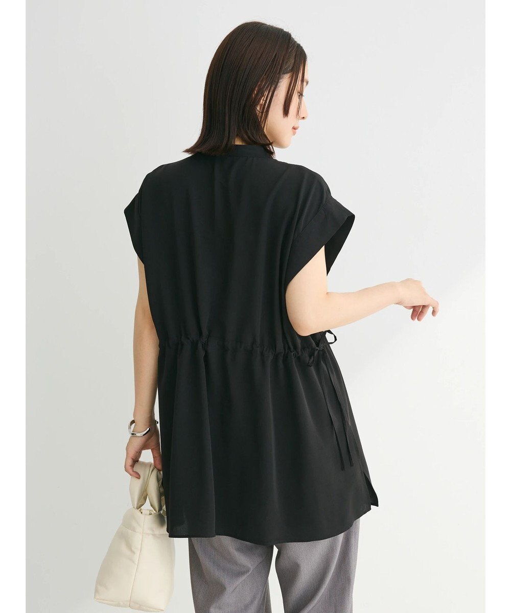 Green Parks ウエストドロストフレンチスリーブチュニック 