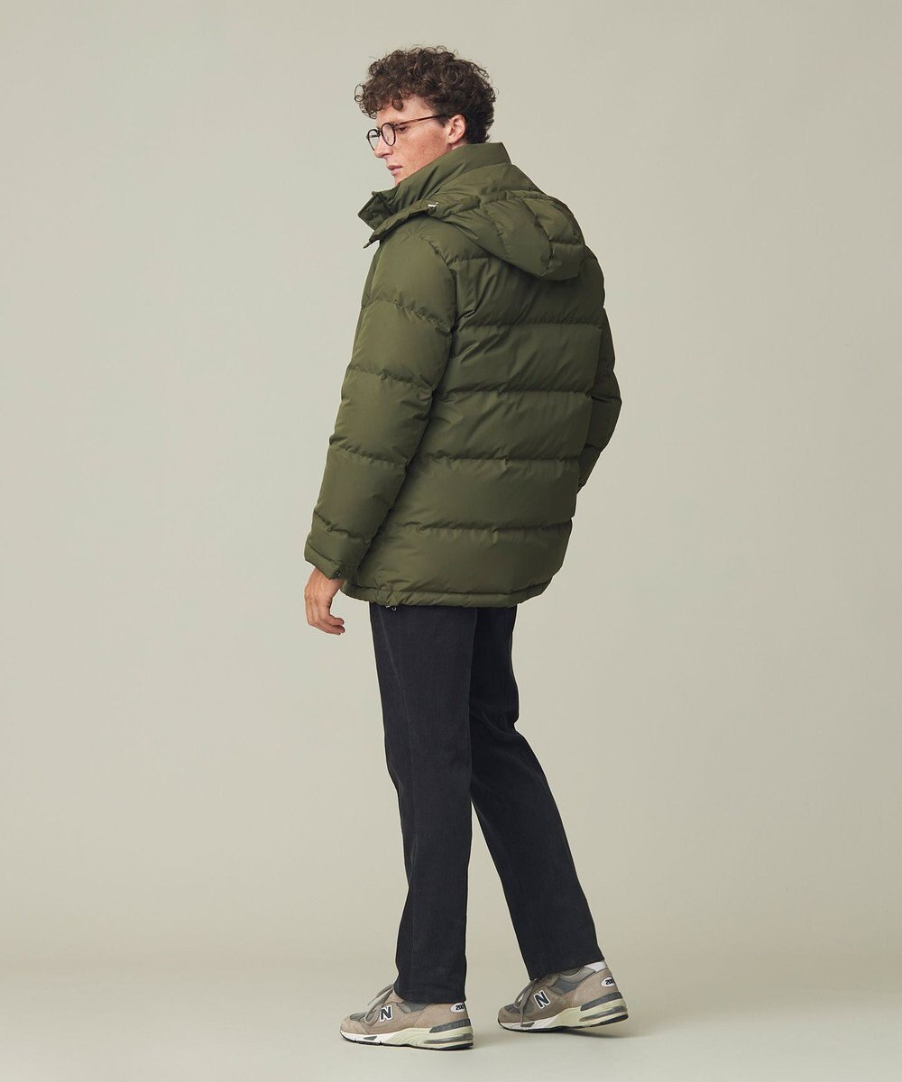 J.PRESS MEN 【ビジネス対応可】ベーシックタフタ ダウンコート / デタッチャブルフード 