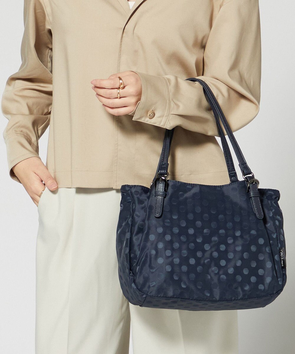 Y'SACCS 【Y’SACCS vous et】ドットジャカード マルチウェイトート Sサイズ 