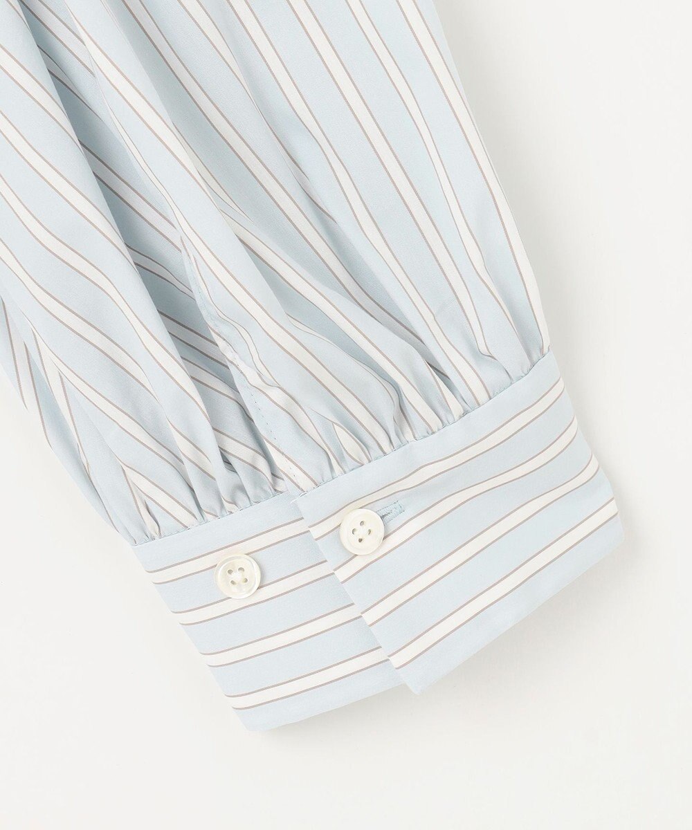 自由区 【洗える】SOMELOSクロップド丈 ブラウス 