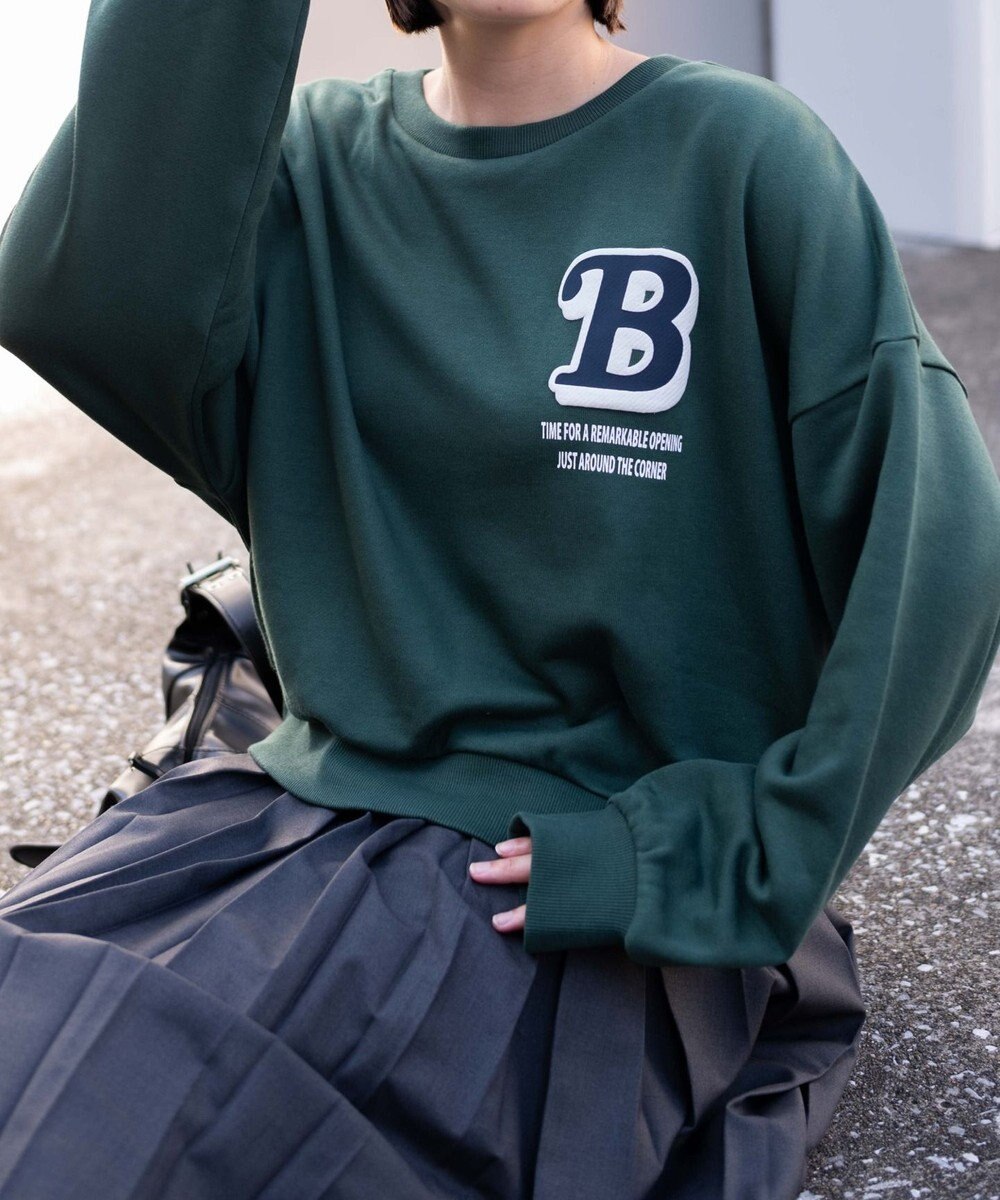 WEGO フォームプリントロゴスウェット 