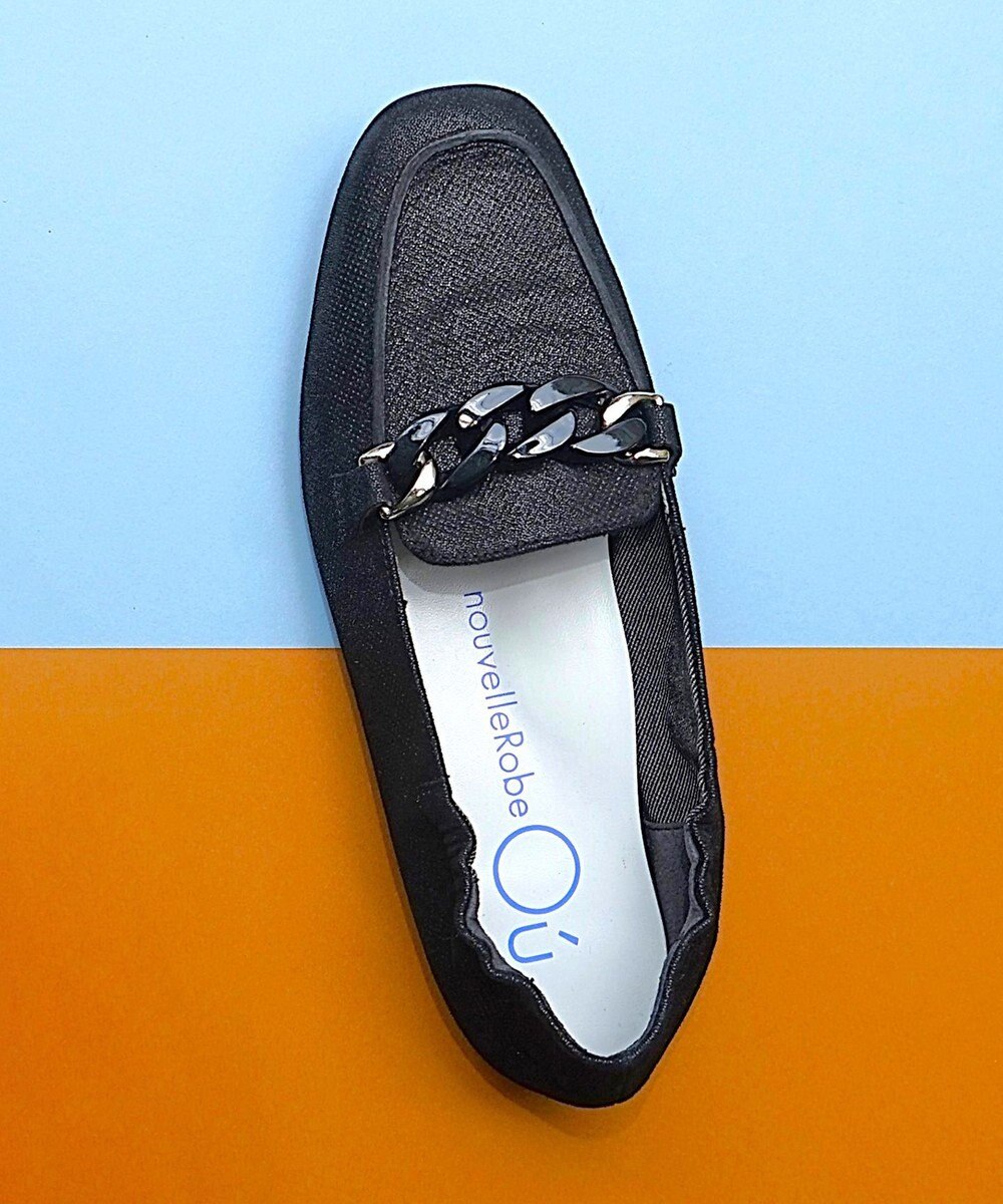 nouvelleRobe Oū 新色追加【本革・高反発】Bit loafers スクエアトゥ ローファー 