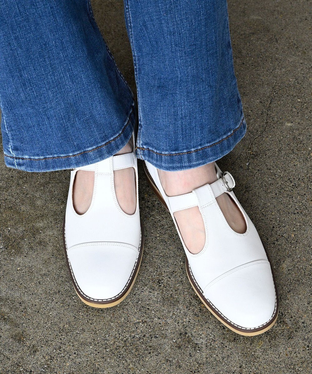 APOM イタリアンカーフ Tストラップシューズ 30 