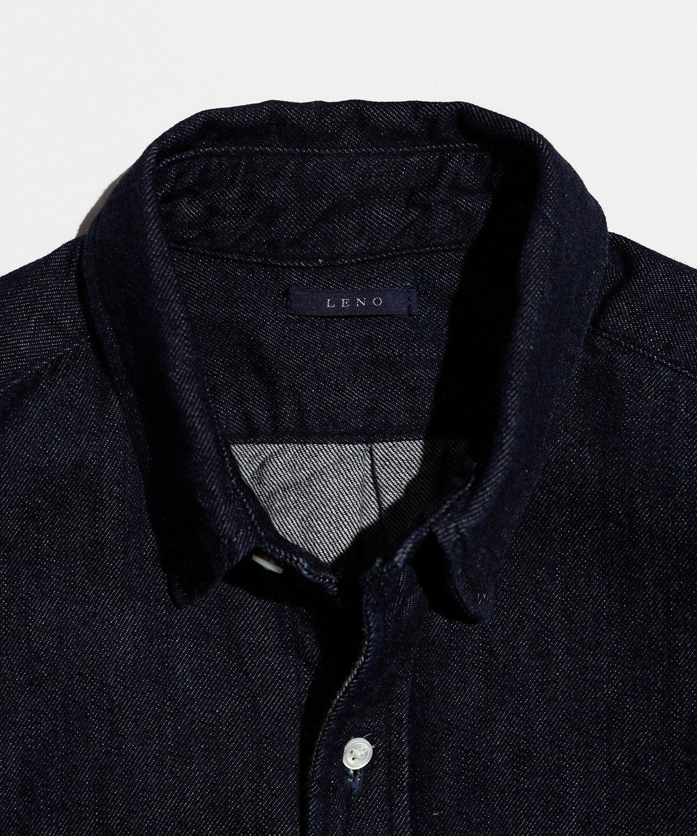 LENO DOUBLE POCKETS SHIRTS《UNISEX》デニムシャツ 