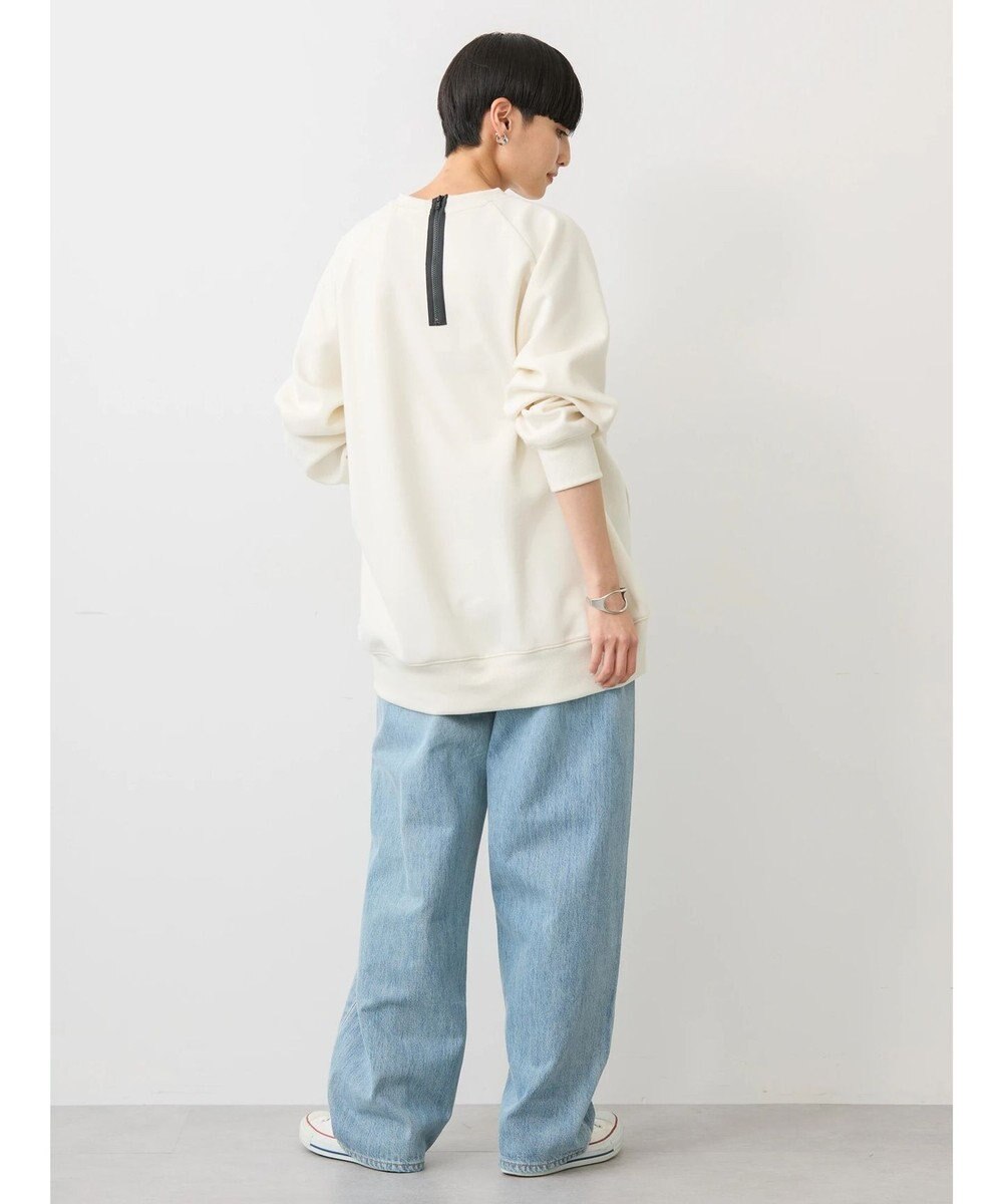 AMERICAN HOLIC バックＺＩＰロゴ刺繍ポンチチュニック 