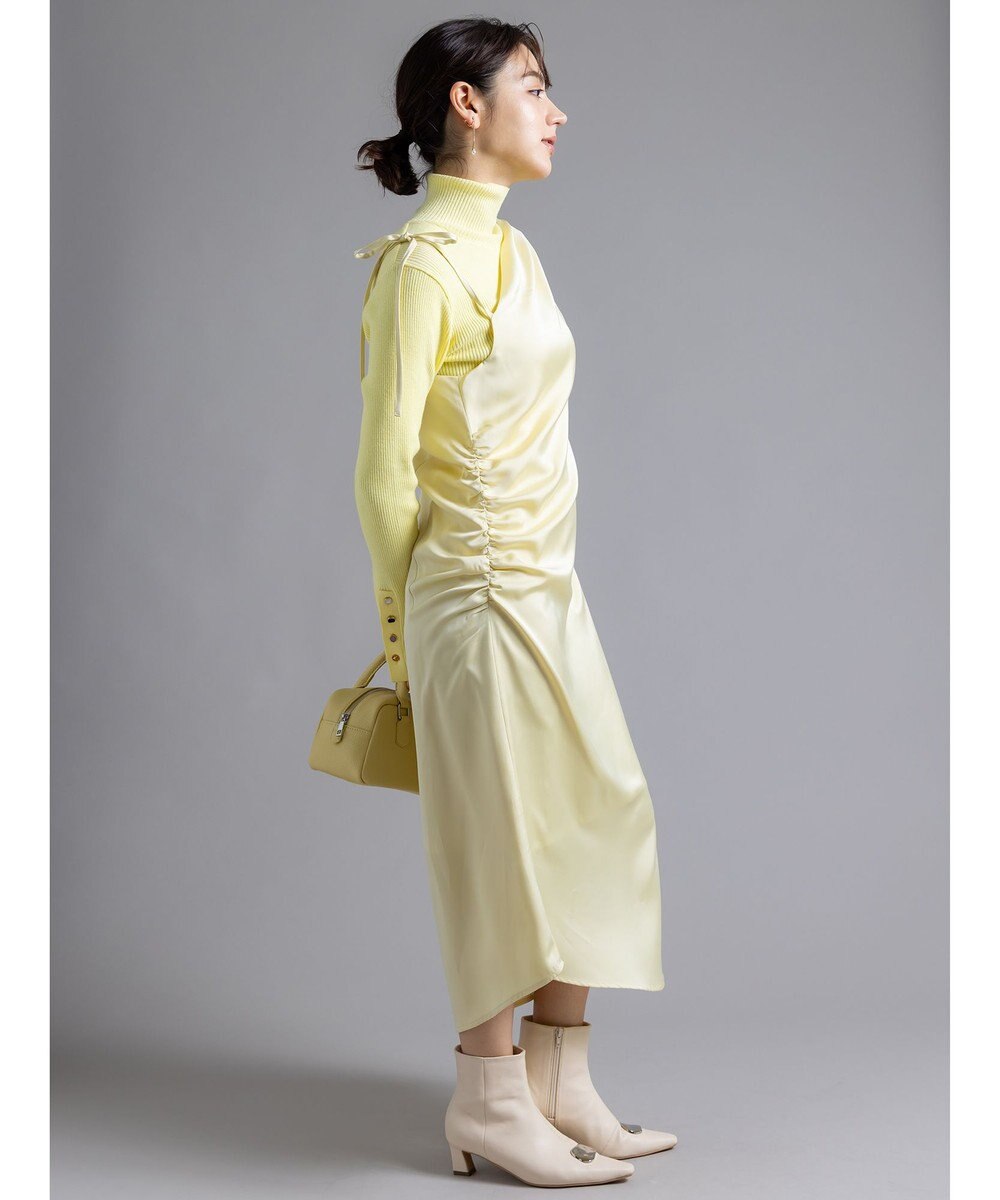 Te chichi 【Atelier Bonheur】サテンキャミドレス《2025winter catalog item》 