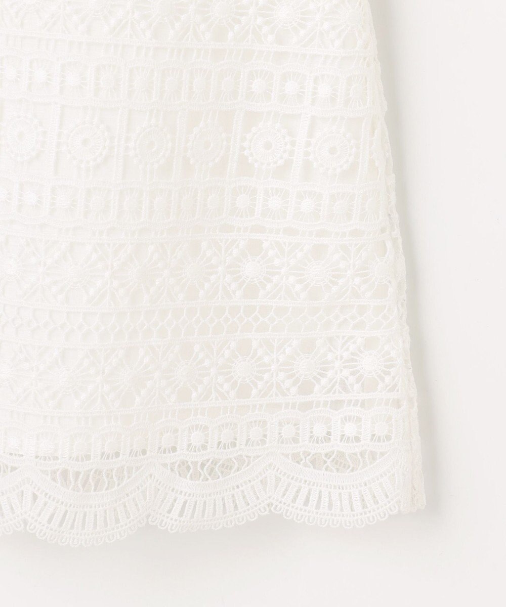 J.PRESS LADIES S レースレイヤードフレア カットソー 