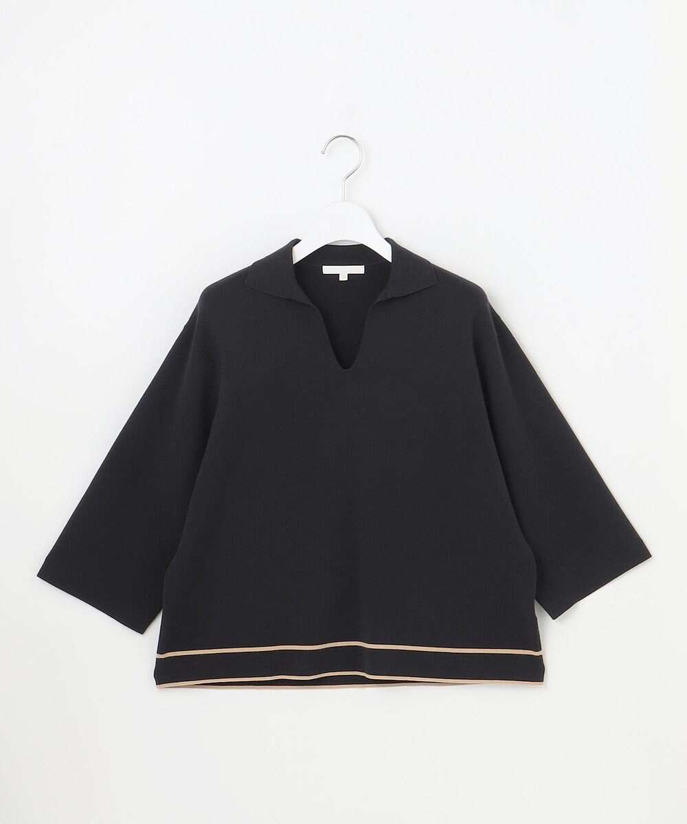 自由区 S レーヨンストレッチスキッパー ニット 