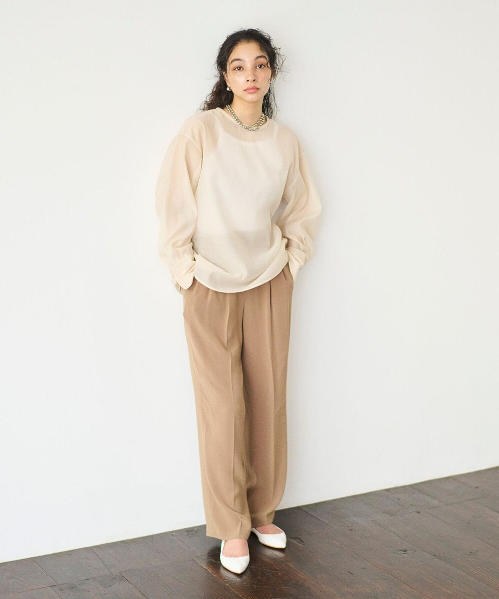 #Newans シアープルオーバーシャツ 