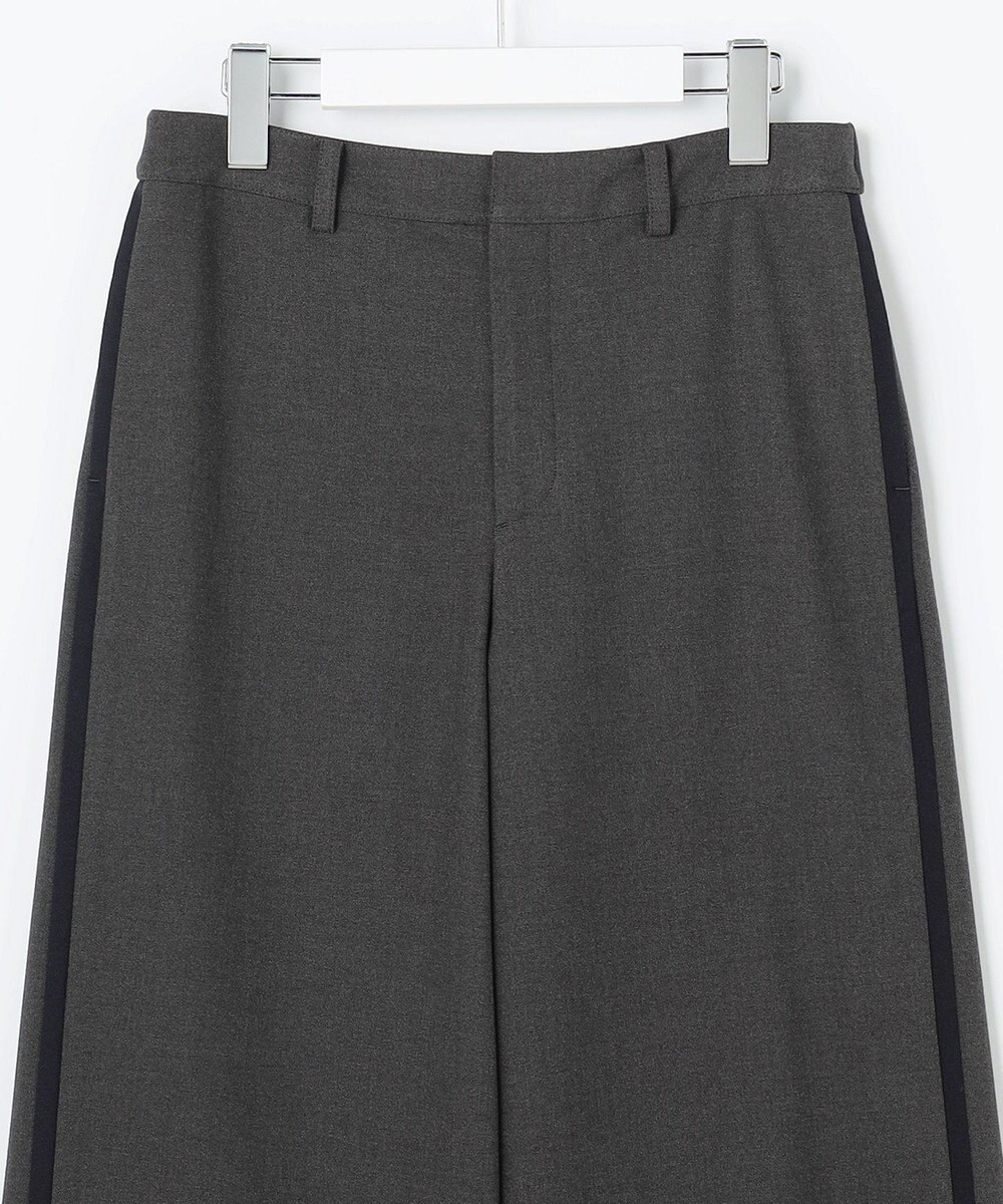 J.PRESS LADIES ジョーゼット裏起毛 ワイド パンツ 