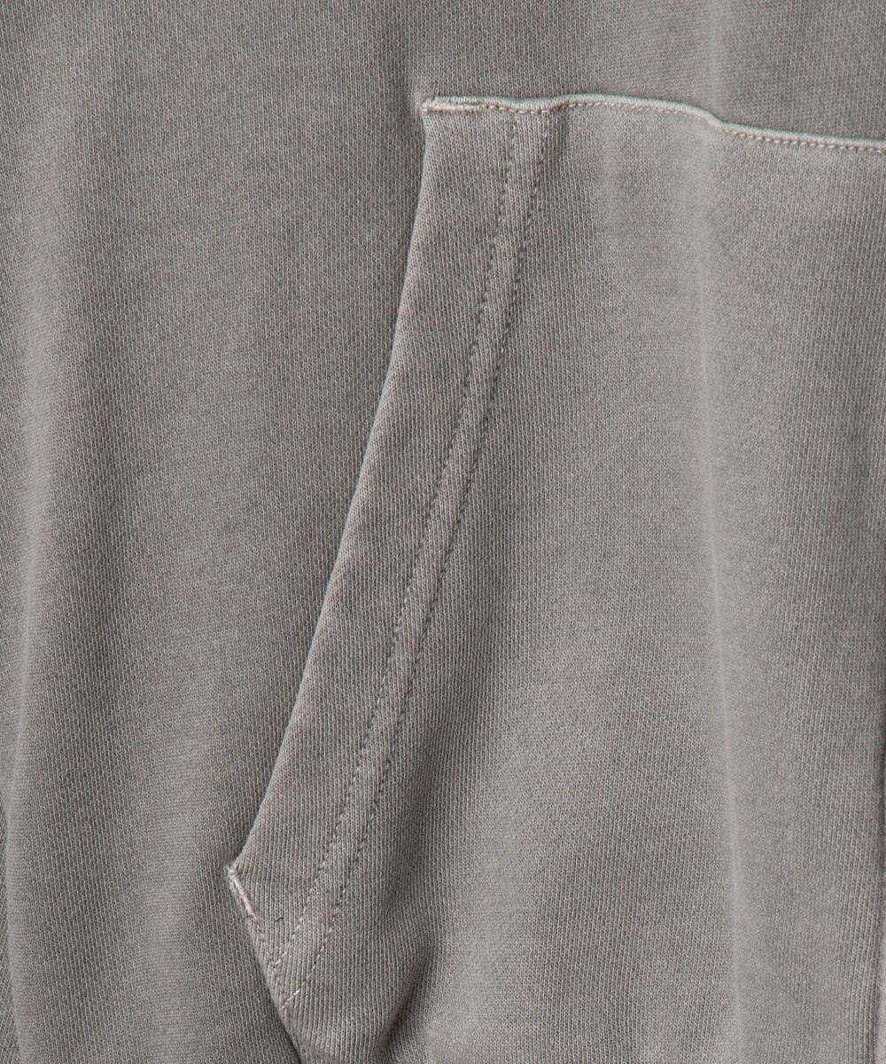 WEGO 【ユニセックス着用ITEM】ピグメントダメージアップリケZIPパーカー 