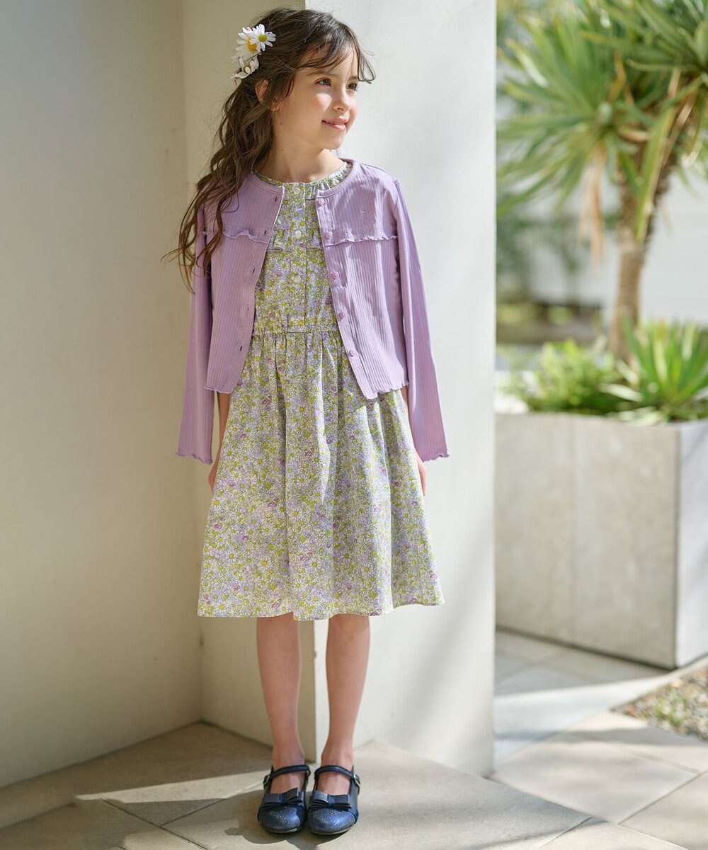 組曲 KIDS 【150-160cm】リブ・カットソーハオリ 