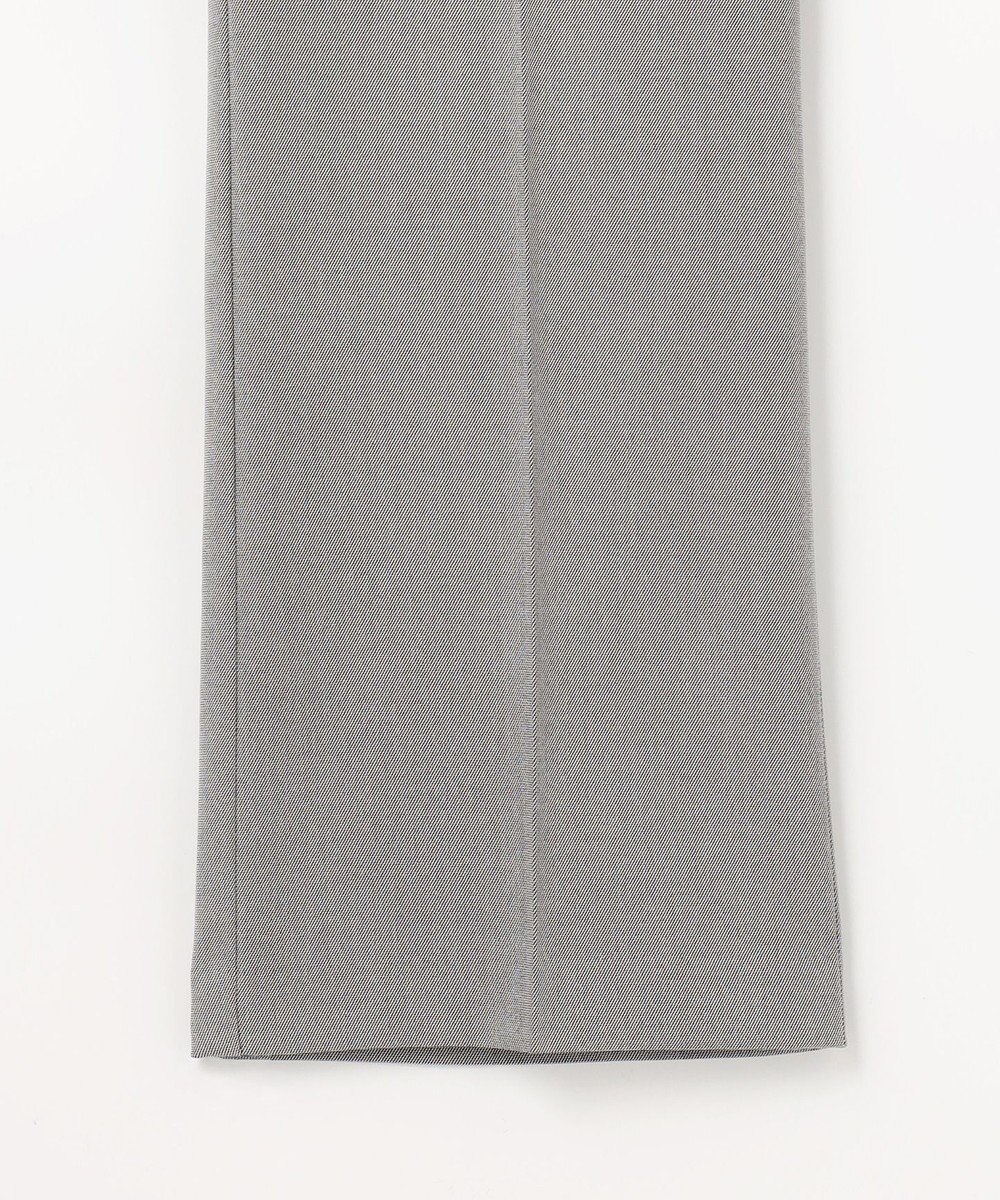 ANY SIS L 褒めらレディストレッチ セミフレア テーパードパンツ 