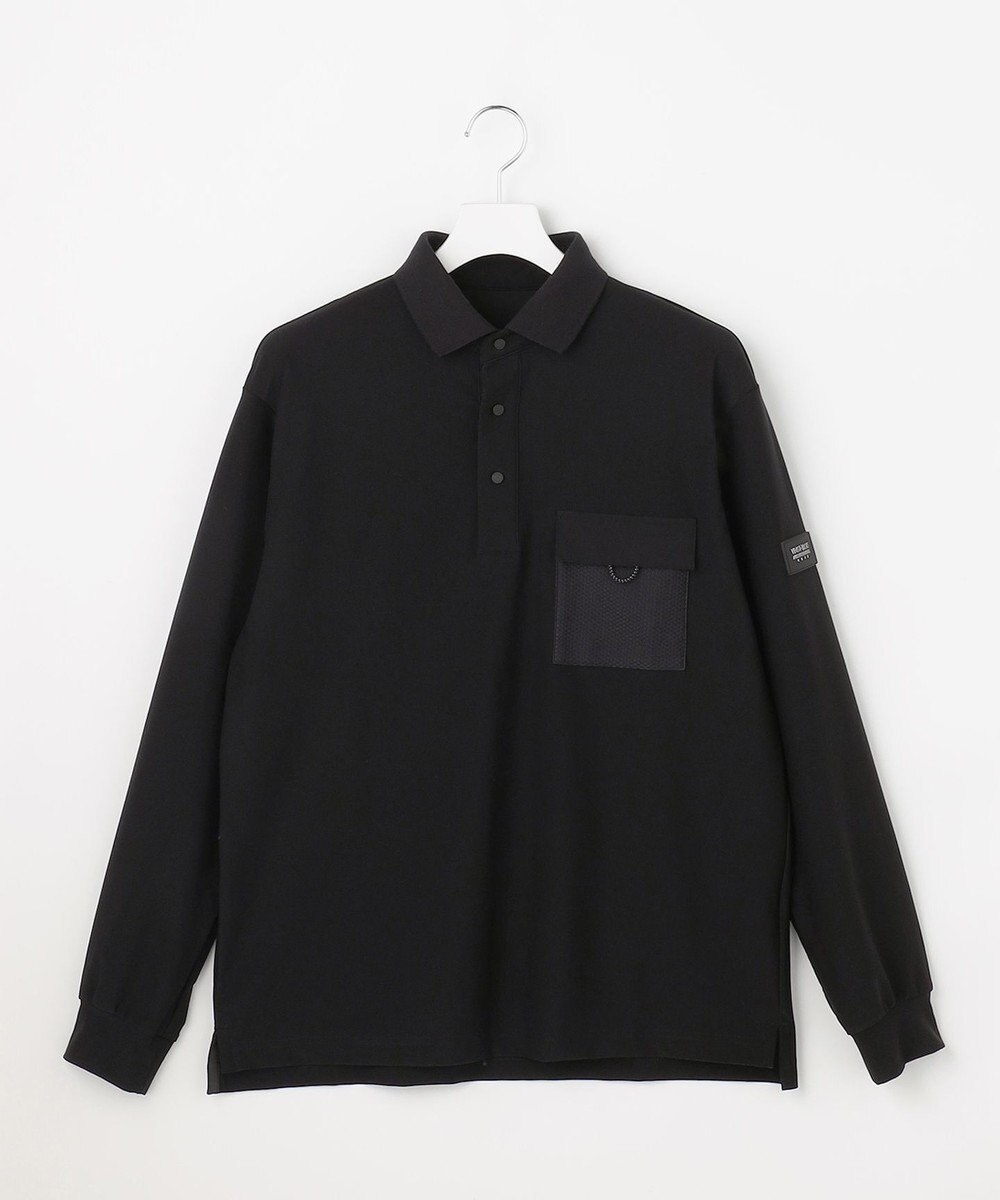 23区GOLF 【MEN】「AIR TOOL」長袖ポケットポロシャツ 