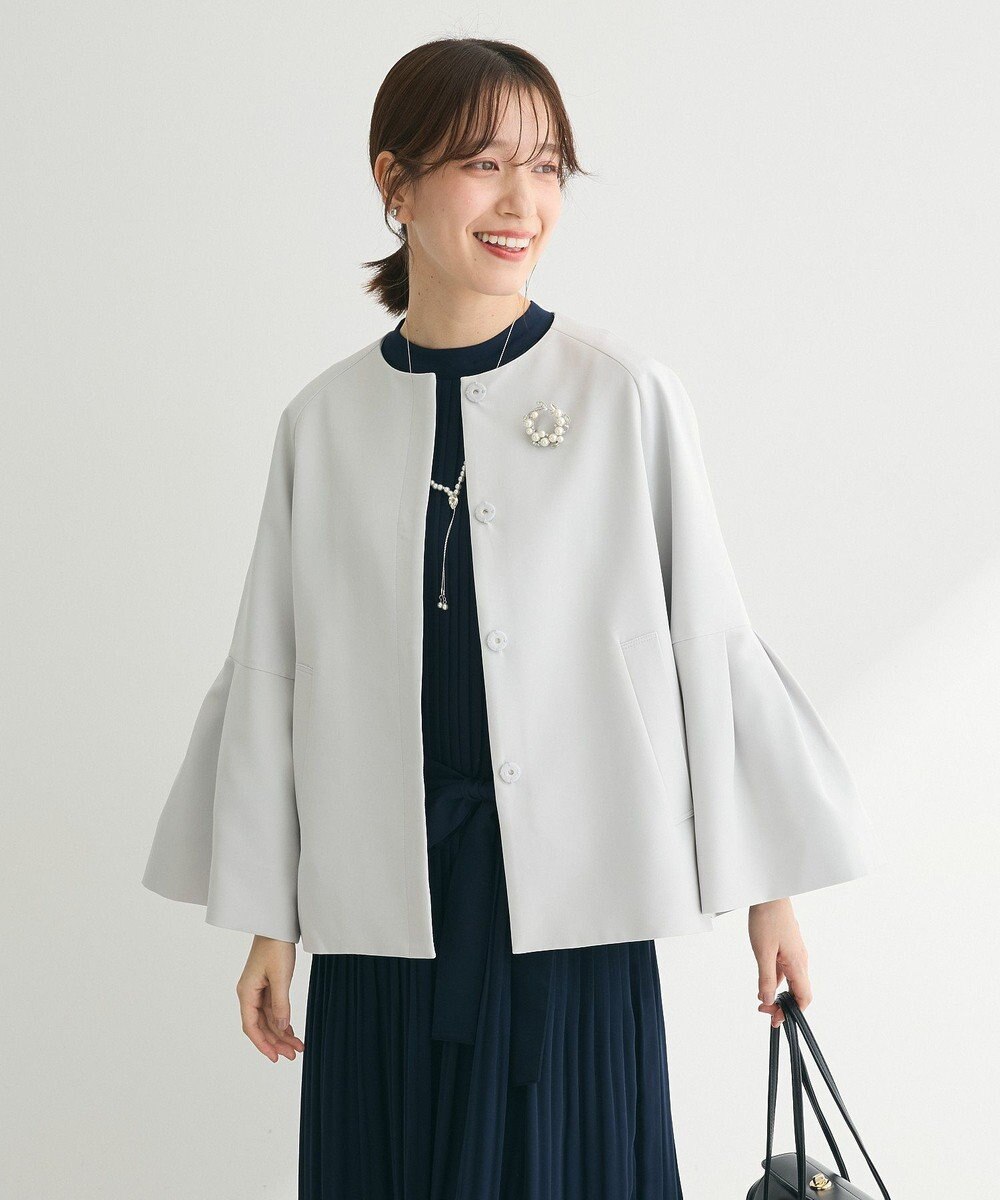 Green Parks ef-de タック袖ラグランジャケット 