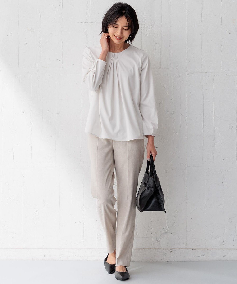 23区 L 【洗える】スムースリー プルオーバー カットソー 