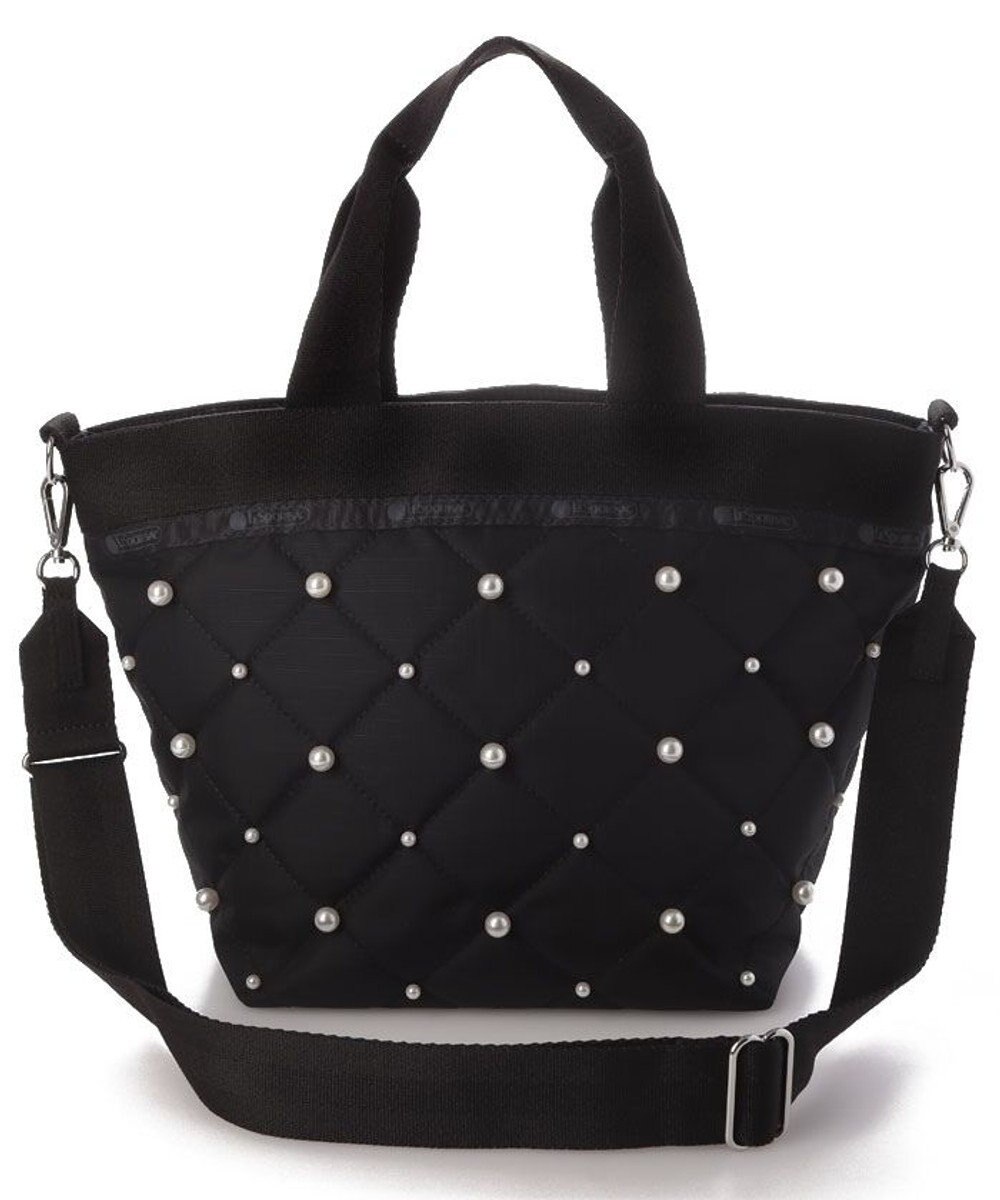 LeSportsac BUCKET TOTE W PEARLS2/ブラックパール 