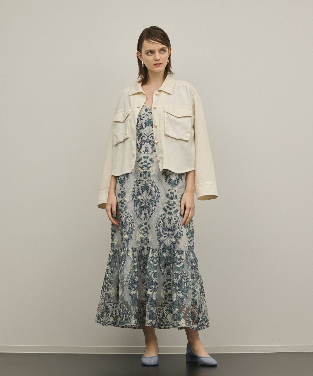 GRACE CONTINENTAL オーナメントembワンピース 