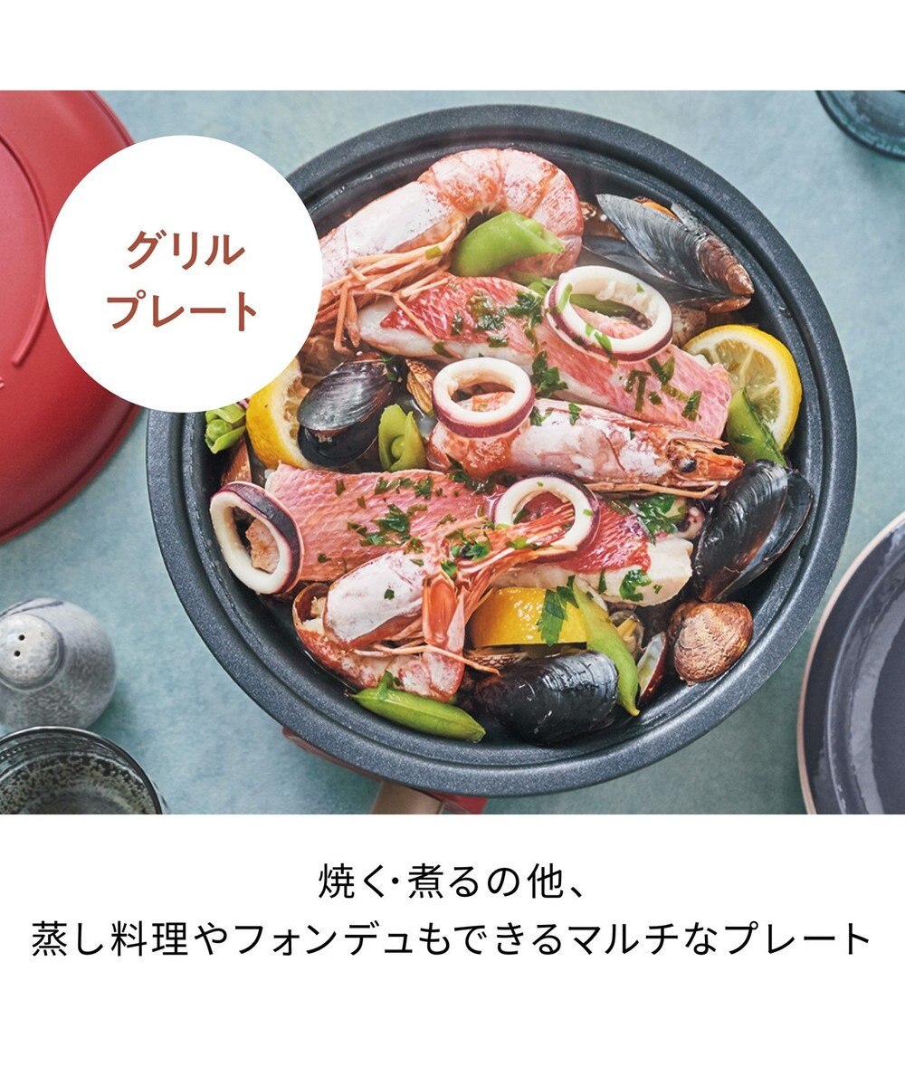 YAMATO テーブル＆キッチン 【レコルト】パーティークッカー  レッド  RRF-3(R) 