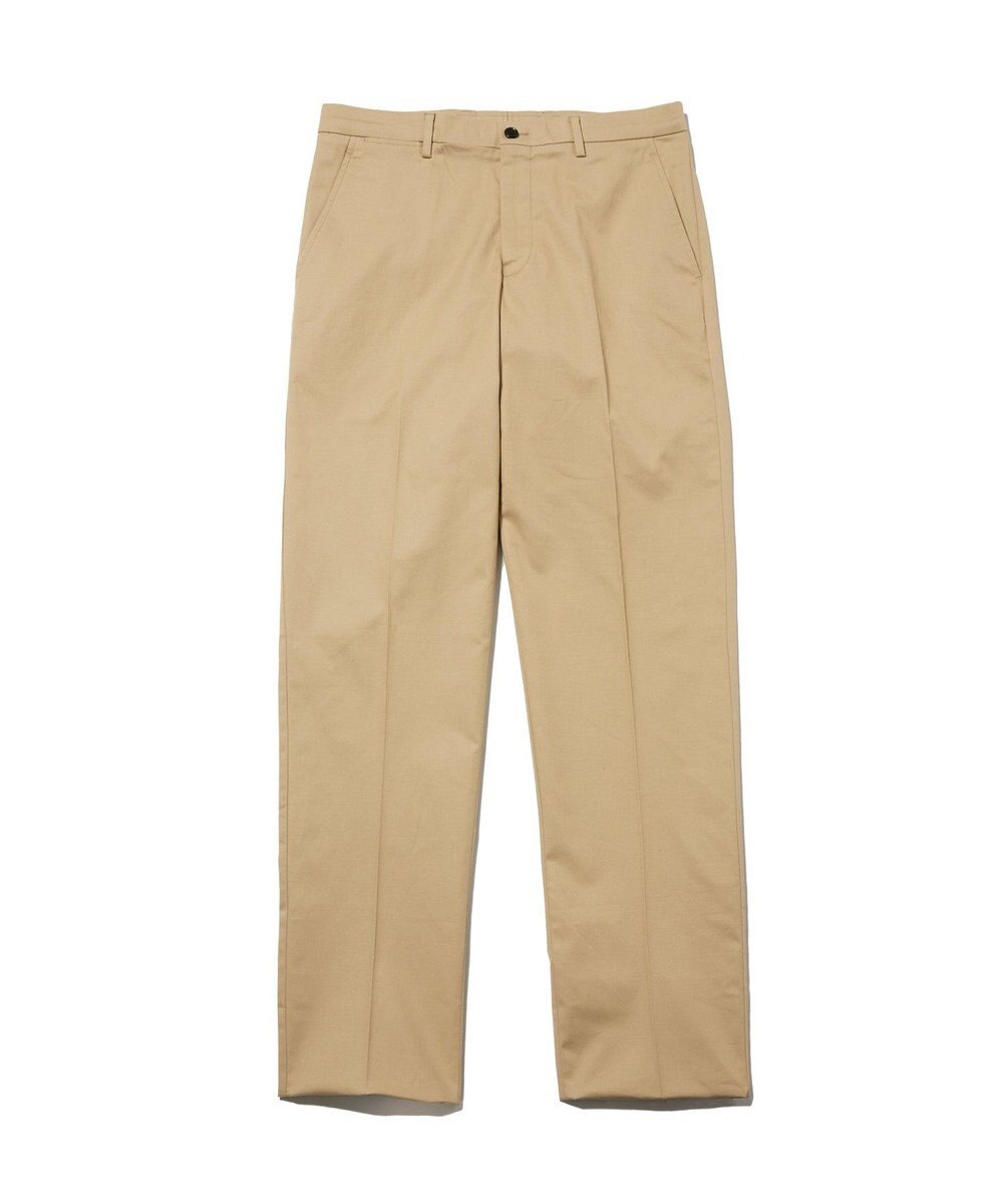 J.PRESS MEN 洗練されたデザインと機能性【ストレッチ】トリコチン ステムテーパード パンツ 