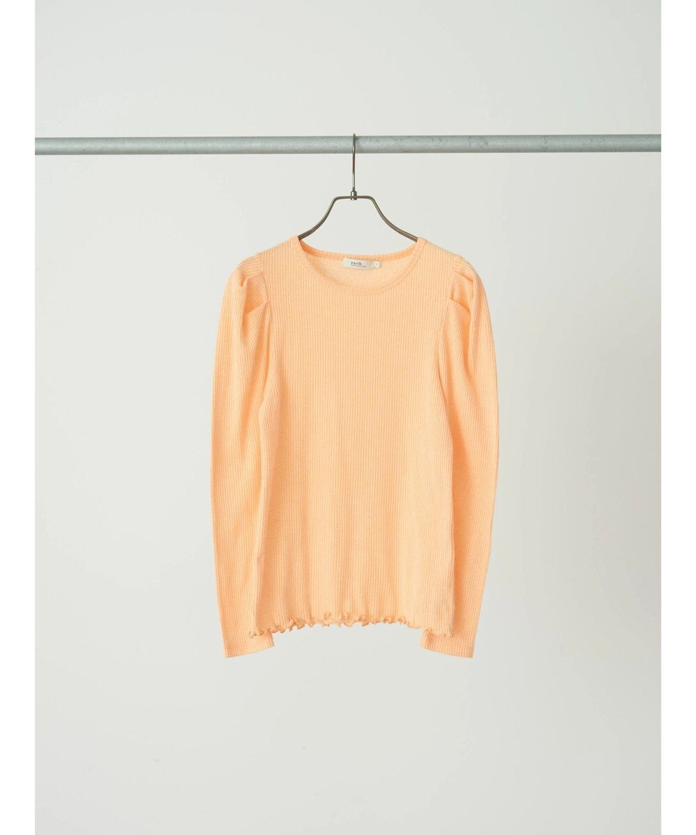 earth music&ecology パフスリーブクレープリブインナー 