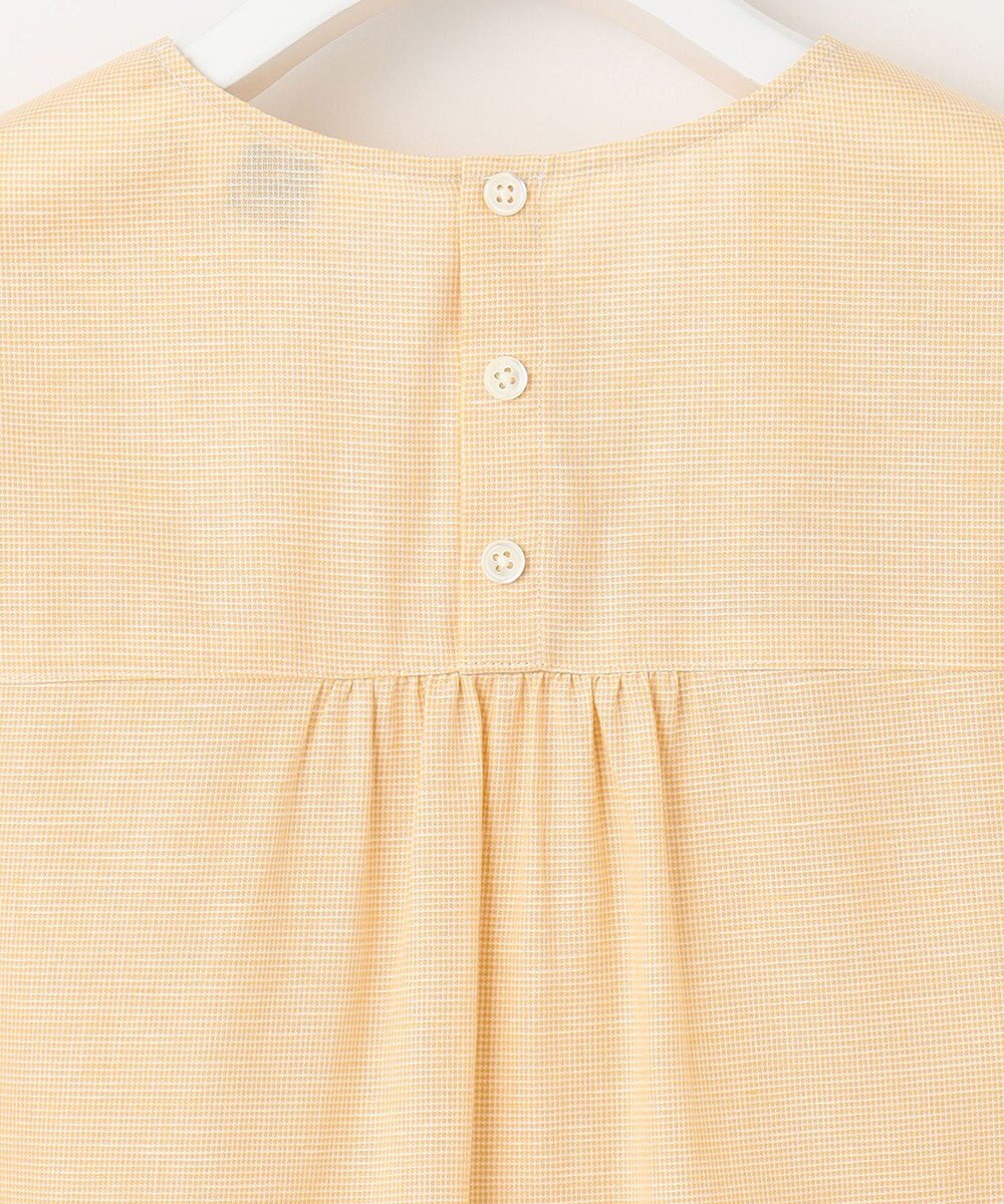 J.PRESS LADIES S 【洗える・吸水】 BEZピンチェック キーネック ブラウス 