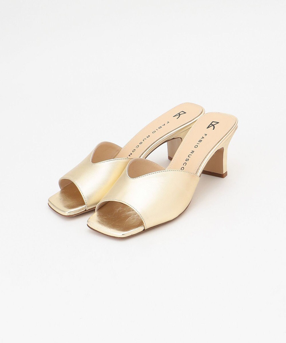 GRACE CONTINENTAL FABIO RUSCONI メタリックミュール 