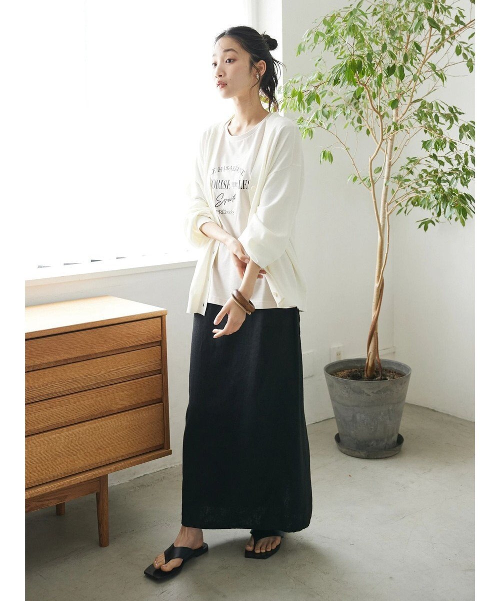 CRAFT STANDARD BOUTIQUE 【キナリノ別注】リネンレーヨンスカート 