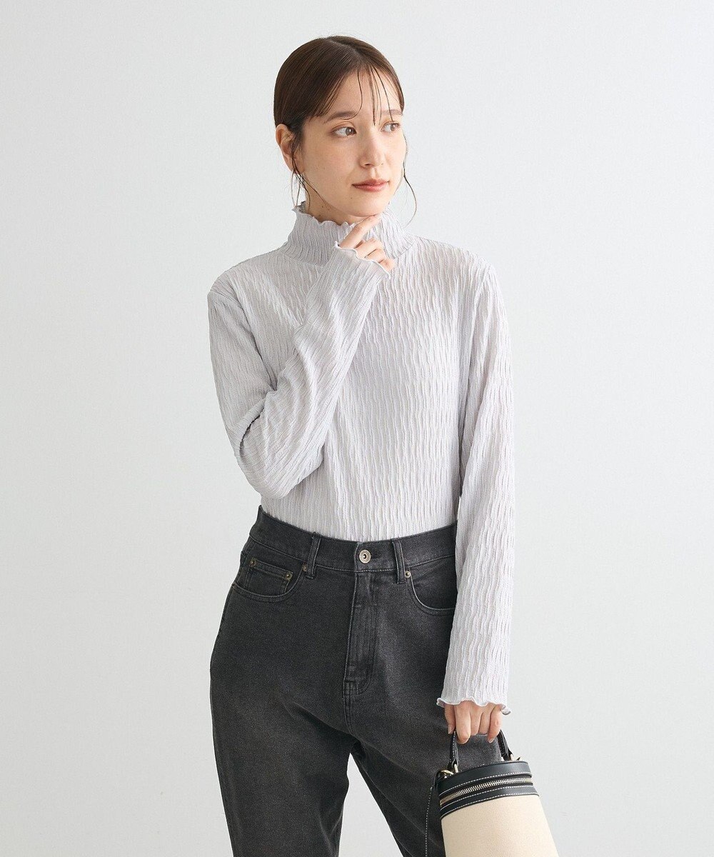 Green Parks ・Ｐｅｔｉｔ　Ｆｌｅｕｒ　ジャカードハイネックロンＴＥ 